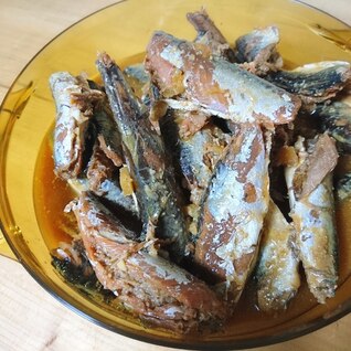 小鯖の味噌煮(圧力鍋で骨まで柔らか煮)